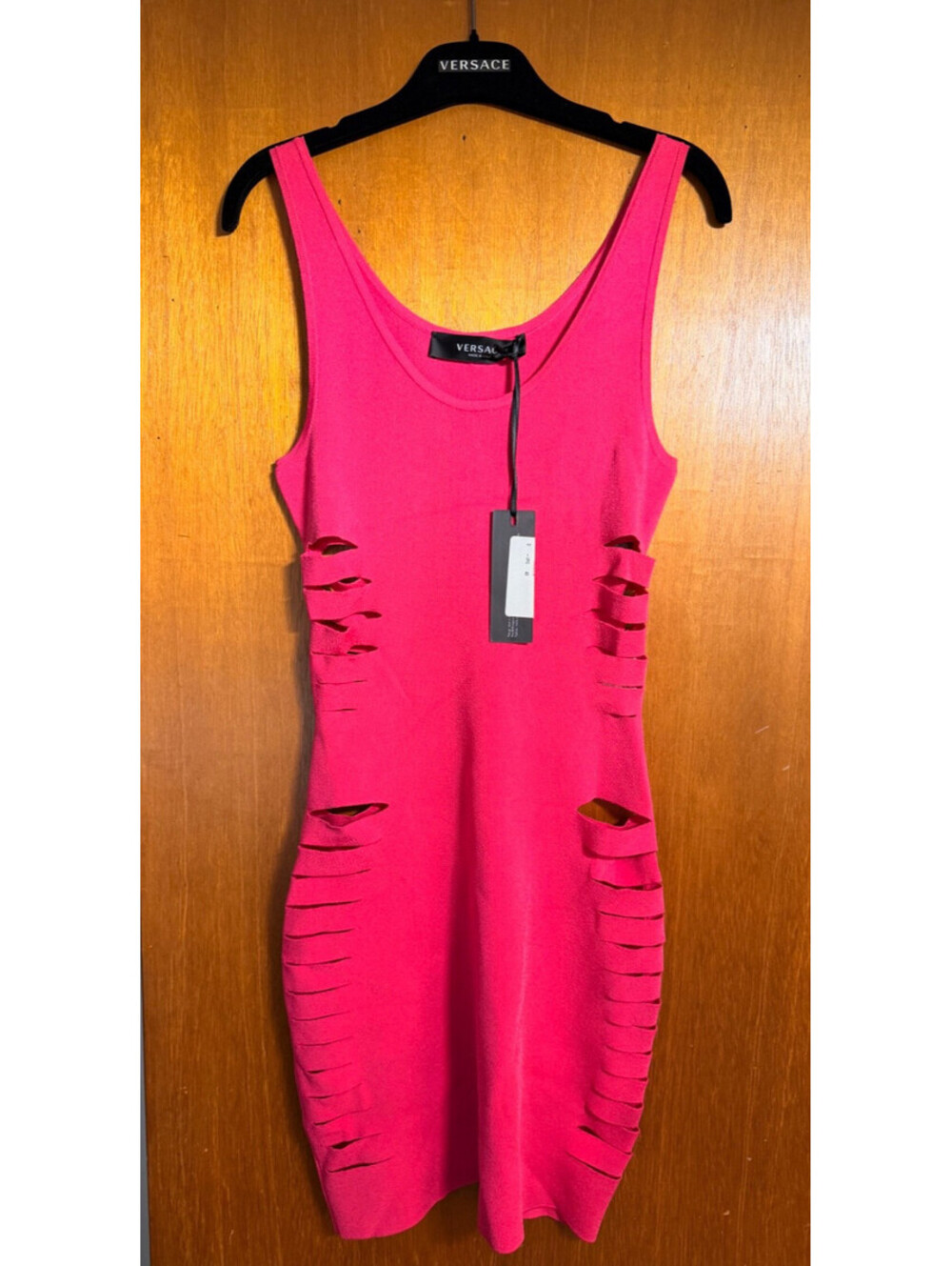 NWT Versace Runway Mini Dress IT 40 US 6 Pink RET $2,025